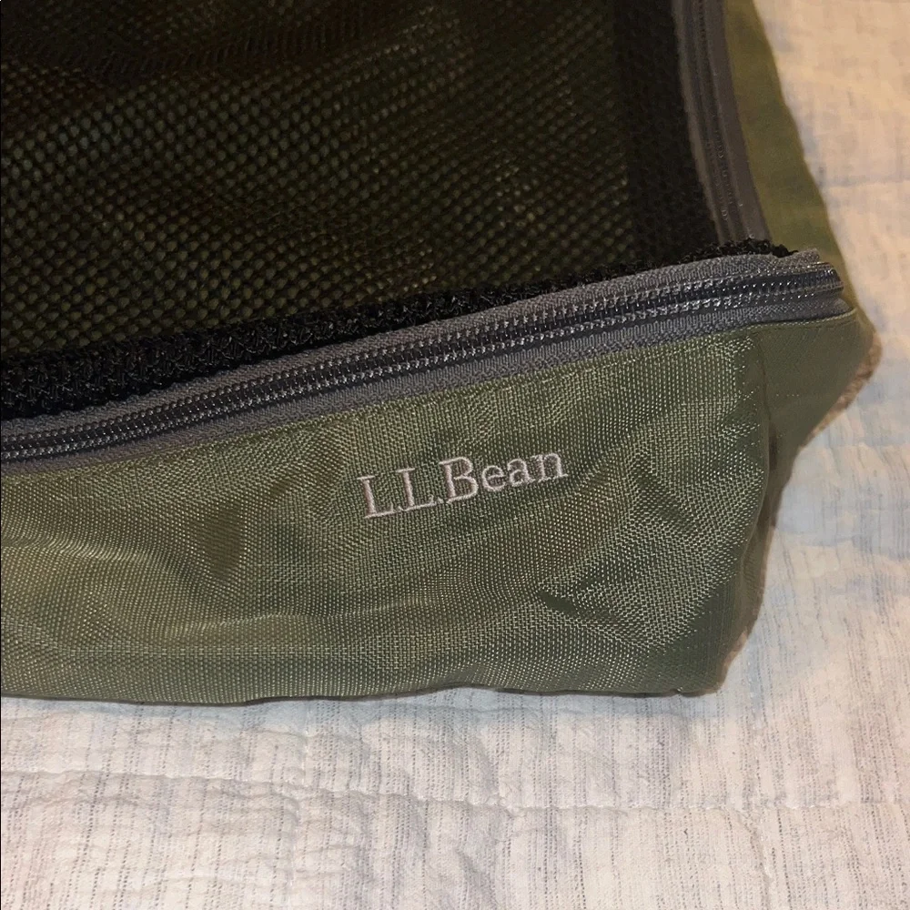 L.L. Bean Green Ripstop Mesh Packing Cube Travel Set (3 pcs) - Picture 6 of 8